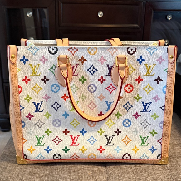 Designer Colorful Mono Tote - Picture 2 of 5